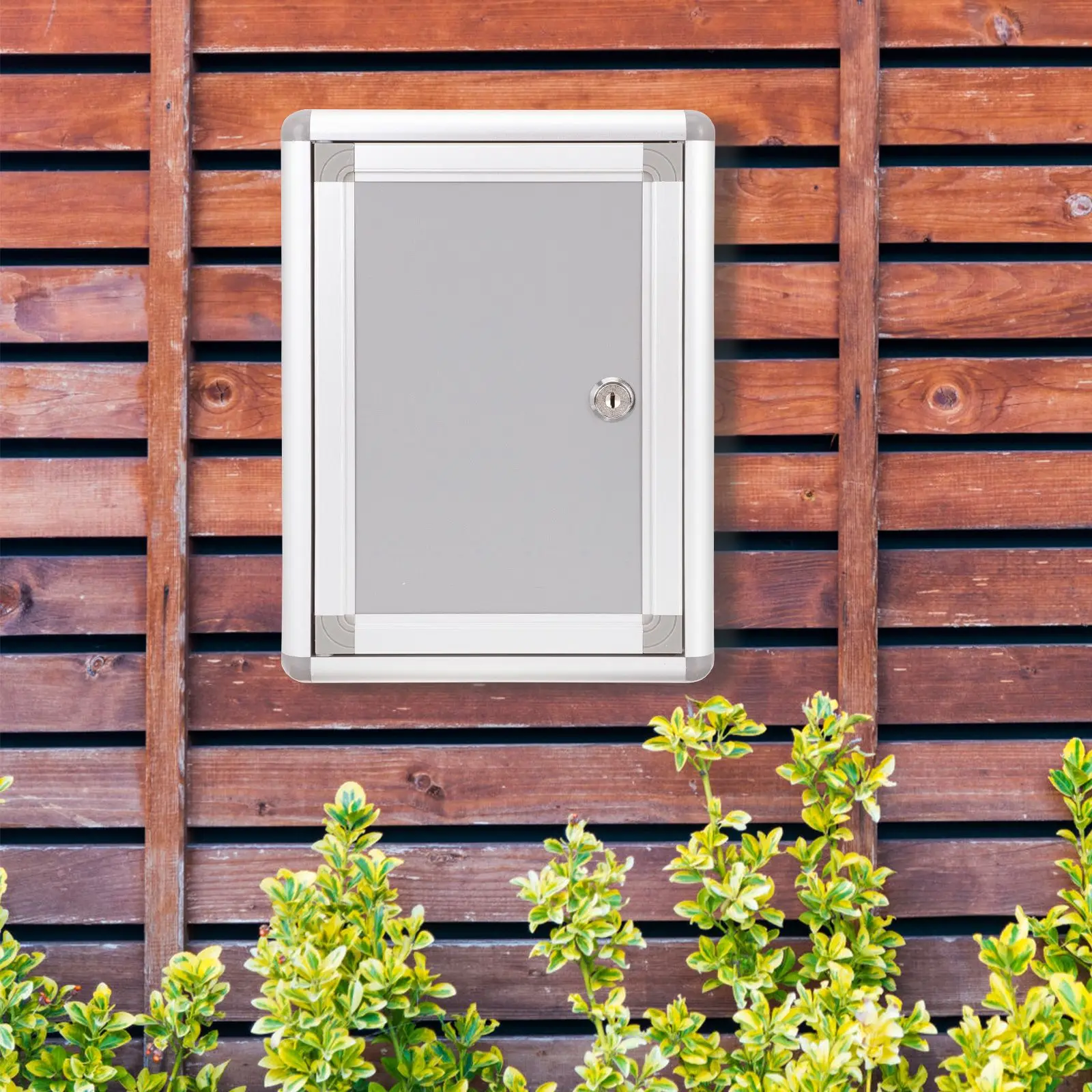 ParedeMountMailboxVintageAluminumAlloyLockingOfficeRetroHomeOutdoorGardenSuggestionPlacePostLetterBox