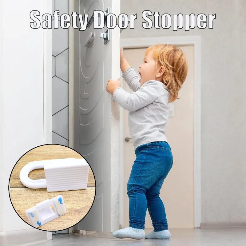 2/5/10 Stück Kindersicherheits-Türstopper Babysicherer Türstopper Anti-Klemm-Hand-Türscharnierschutz Kinder-Fingerschutz – Detail 4