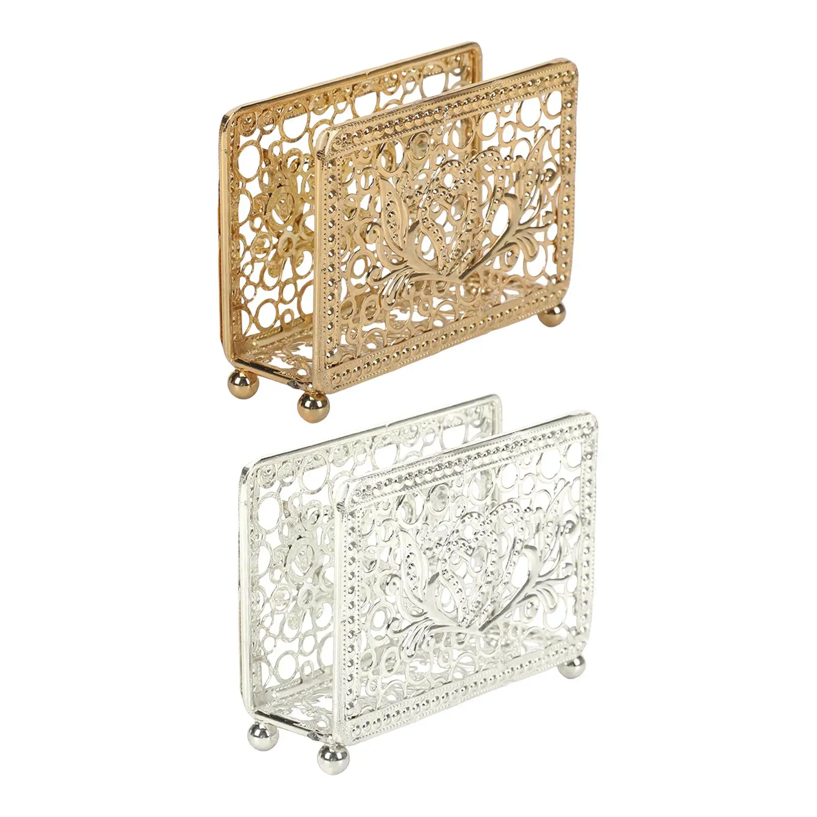 

Tabletop Napkin Holder Tissue Paper Storage Holder Tissue Case for Living Room Kitchen Restaurant Dining Table Decoration