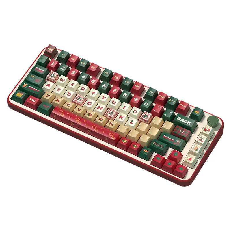 

Christmas Night Theme, Original Keycaps, Highly Personalized Pbt Thermal Sublimation Mechanical Keyboard Keycaps Size Set