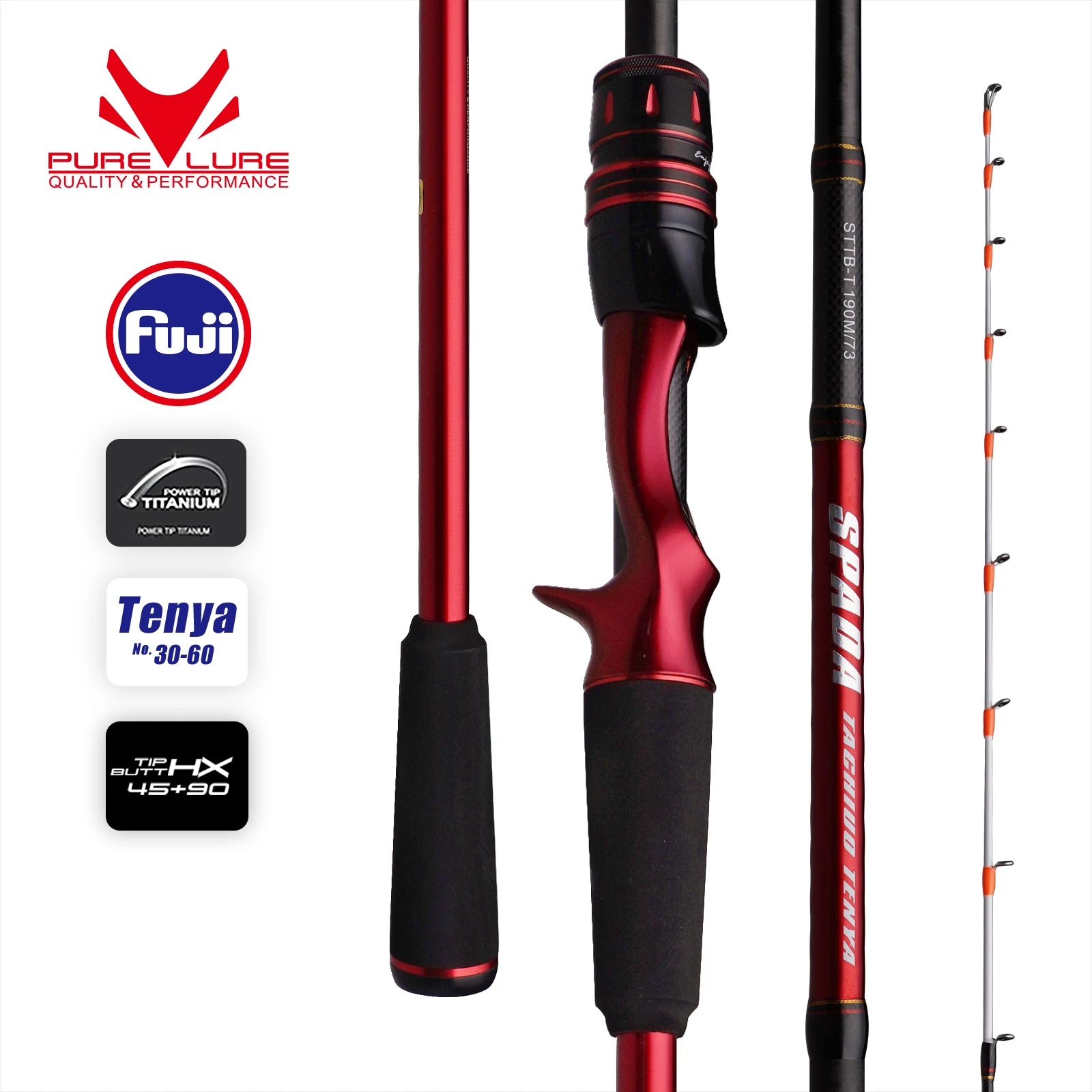 Fishing Rod Casting - PURELURE Tenya 30 - 60 Super