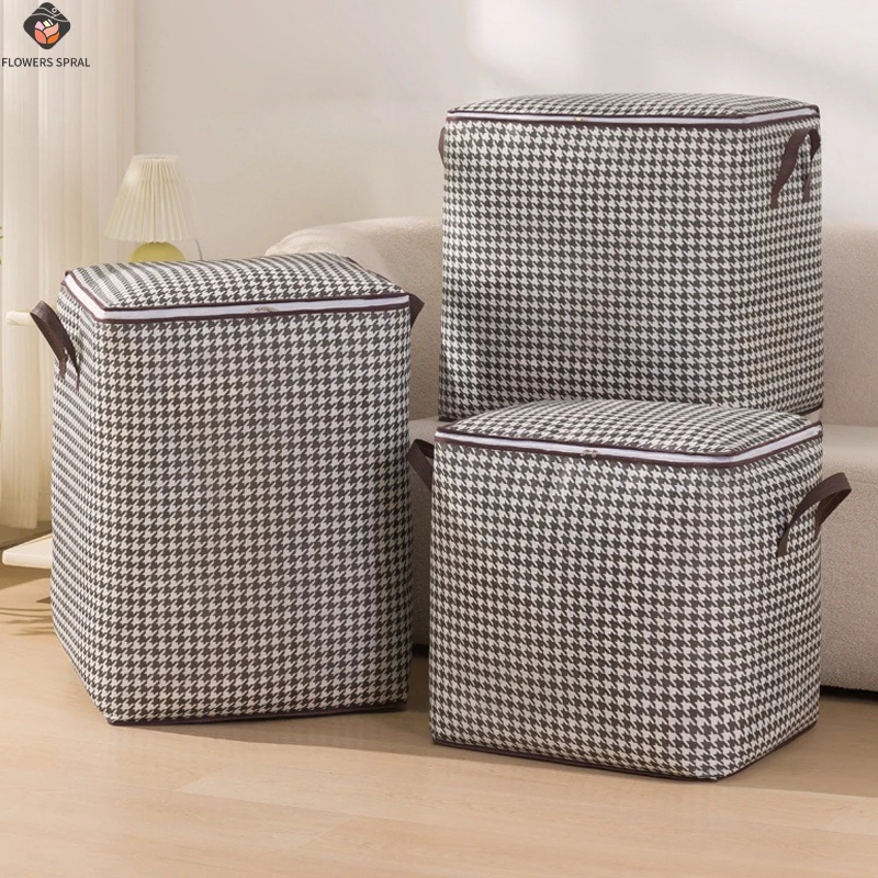 180 Liter Storage Bag, Thousand Bird Print Moisture-Proof And Dustproof Portable Clothing And Bedding Storage Box