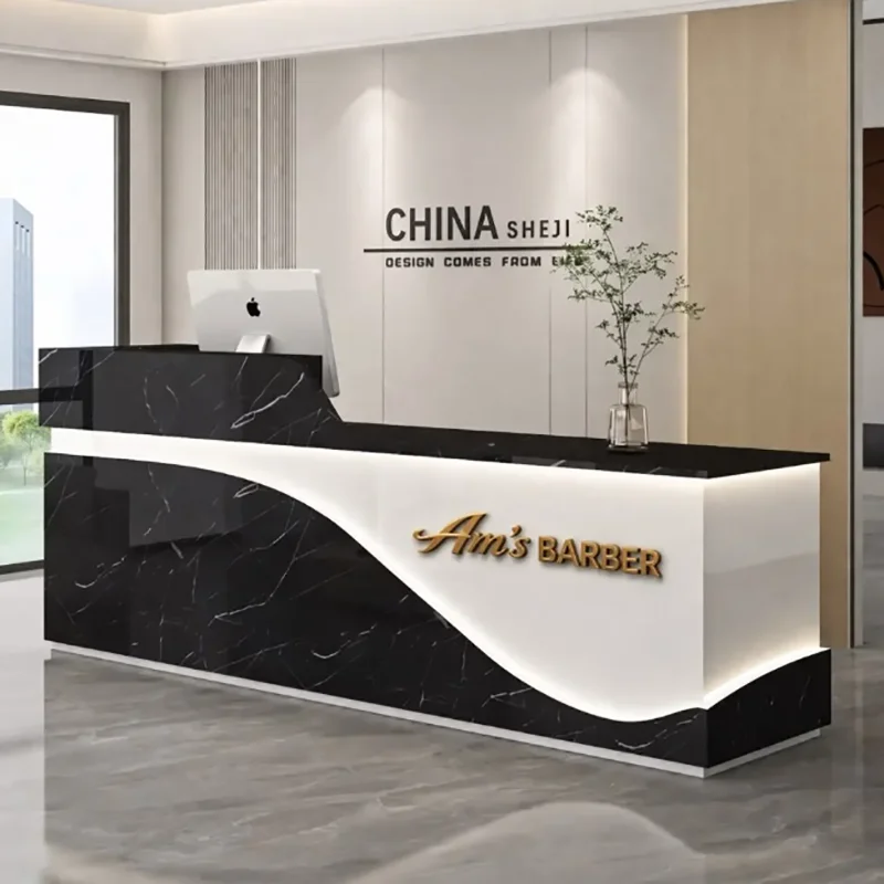 Индивидуальный стойка-ресепшн размером 160x60x100 см (по требованиям продавца)