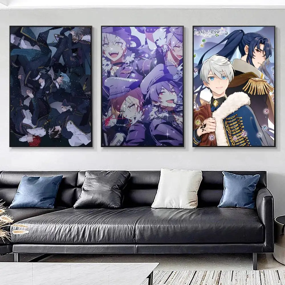 1pc Anime Game P-Promise of Wizard Posters HD Print Vintage Wall Art Decor for Home Study Room
