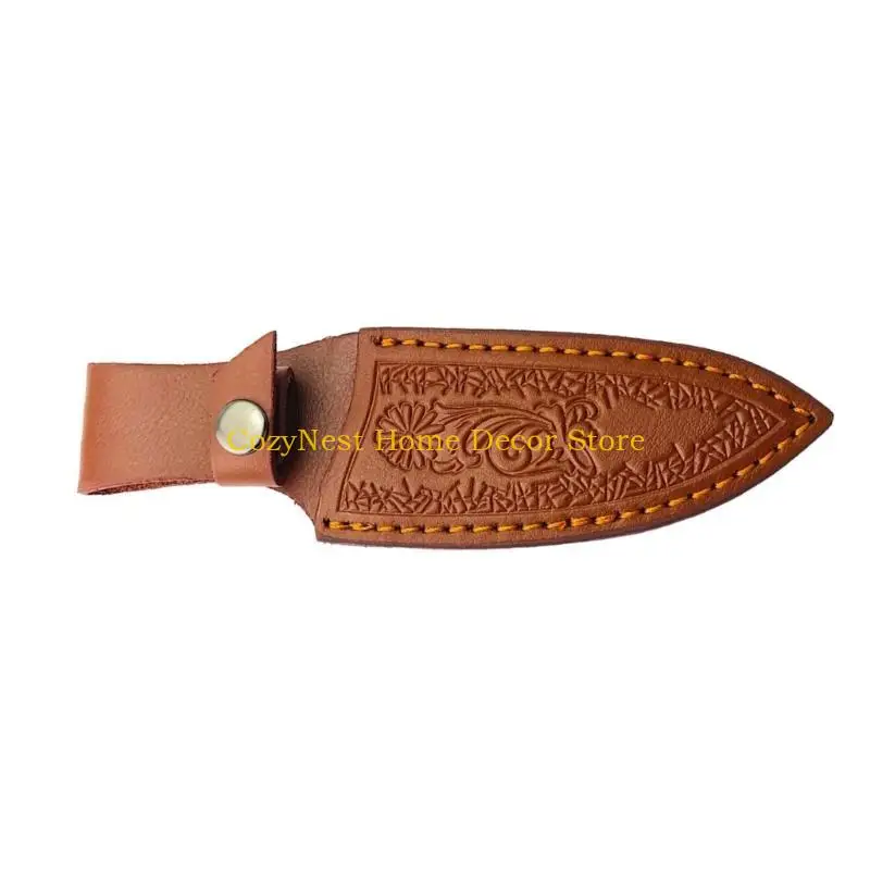 92MF Convenient Kitchen Tool Storage Bag Leather Knife Storage Case Practical Leather Sheaths Belt Scabbards Pockets