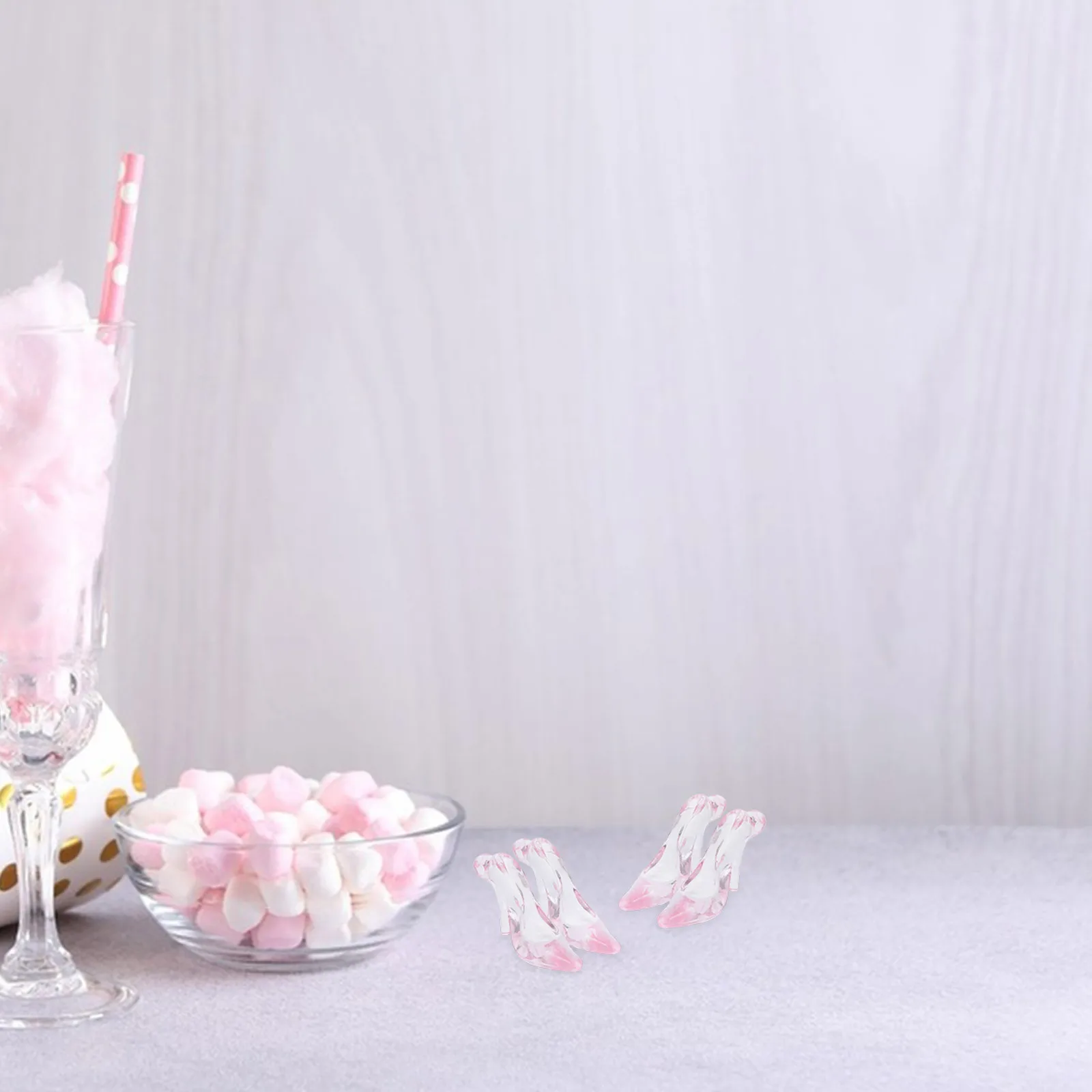 

24pcs Mini High Heel Shoe Charms Acrylic Alloy Pendants For Diy Jewelry Making Craft Necklace Bracelet Decor Party Hanging