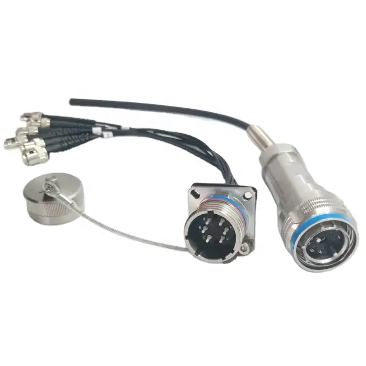 High-Durability D38999 A8 Series 8 Pin Optical Fiber Fast Connectors Industrial Use Connector Accessories