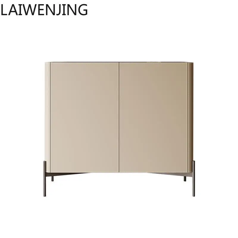 

HLZ integrated shoe cabinet against the wall, simple modern large-capacity storage side cabinet, foyer entrance cabinet