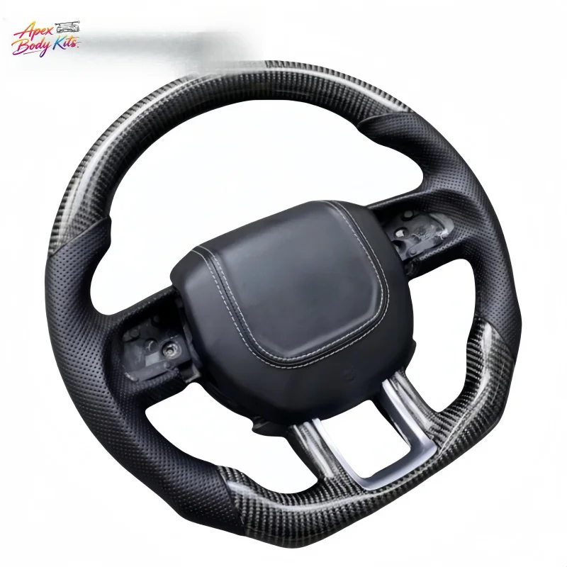 For Land Rover Evoque Sport Flat Bottomed Carbon Fiber Upgrade and Customized Modification Steering Wheel