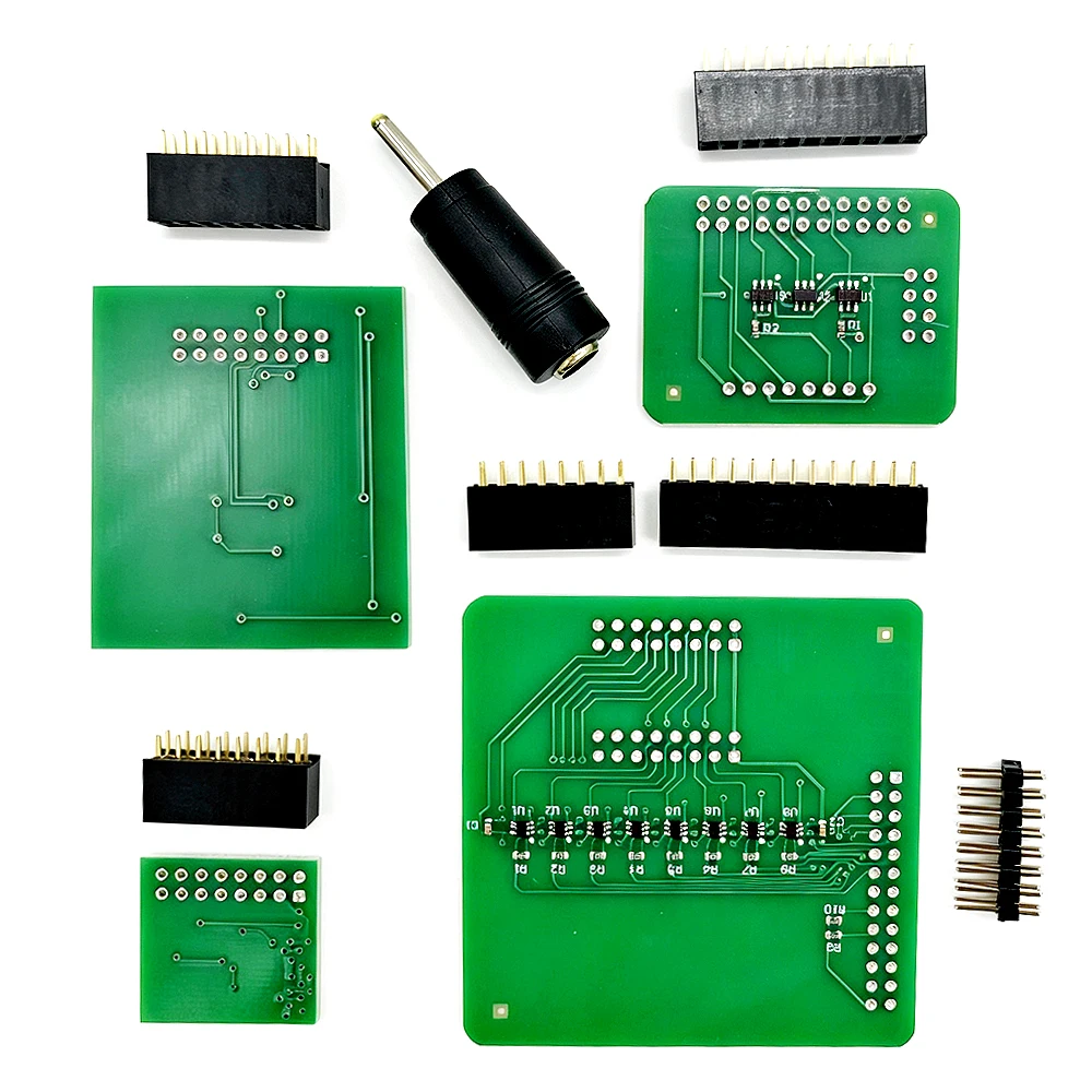 Full DIY Adapters Kit for XPROG V6.50 V6.26 V6.12, Multiple Firmware Versions Auto ECU Programmer Replacement Adapters