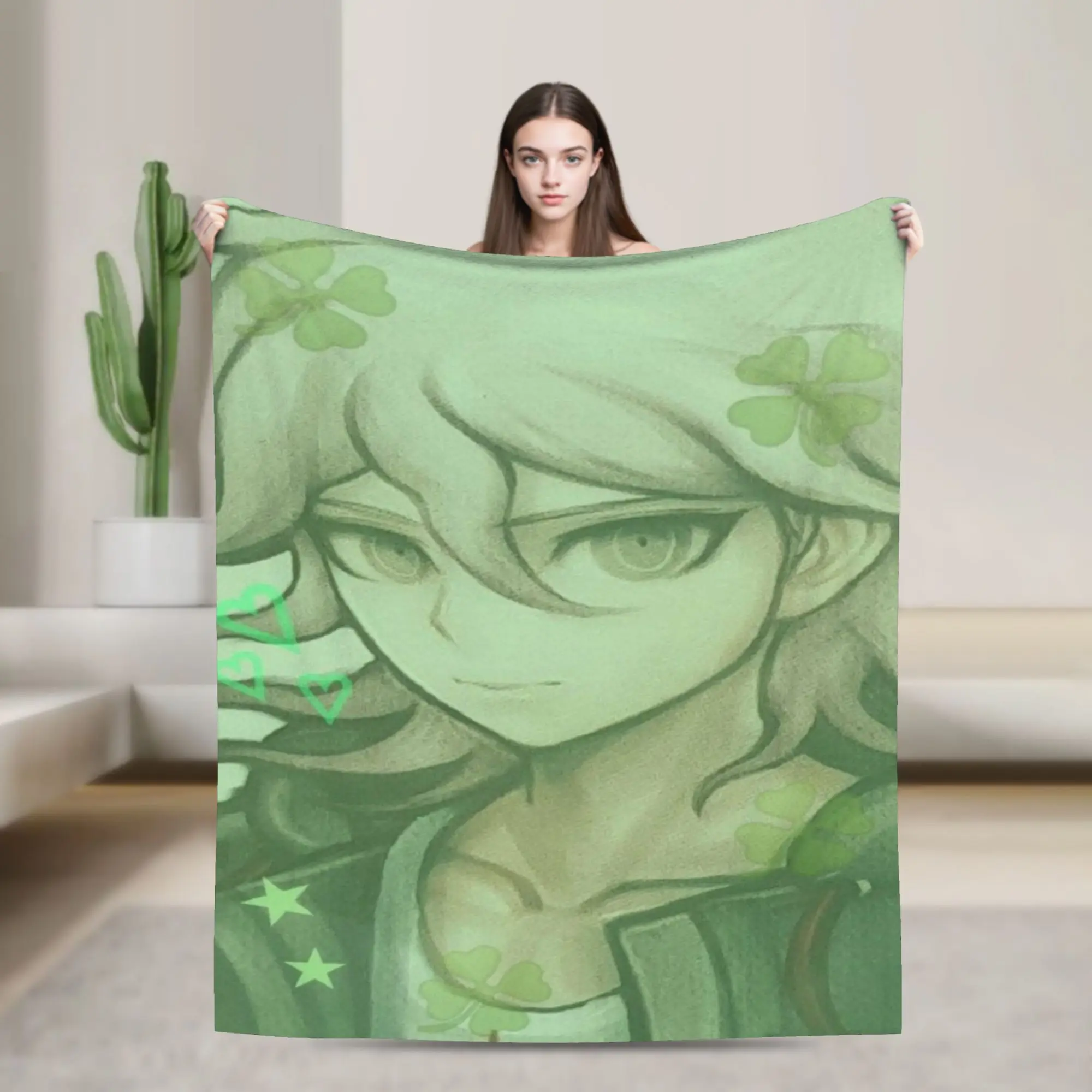 Nagito Komaeda The Ultimate Blanket Super Soft Fleece Cute Present  Throw Blankets Bedspread