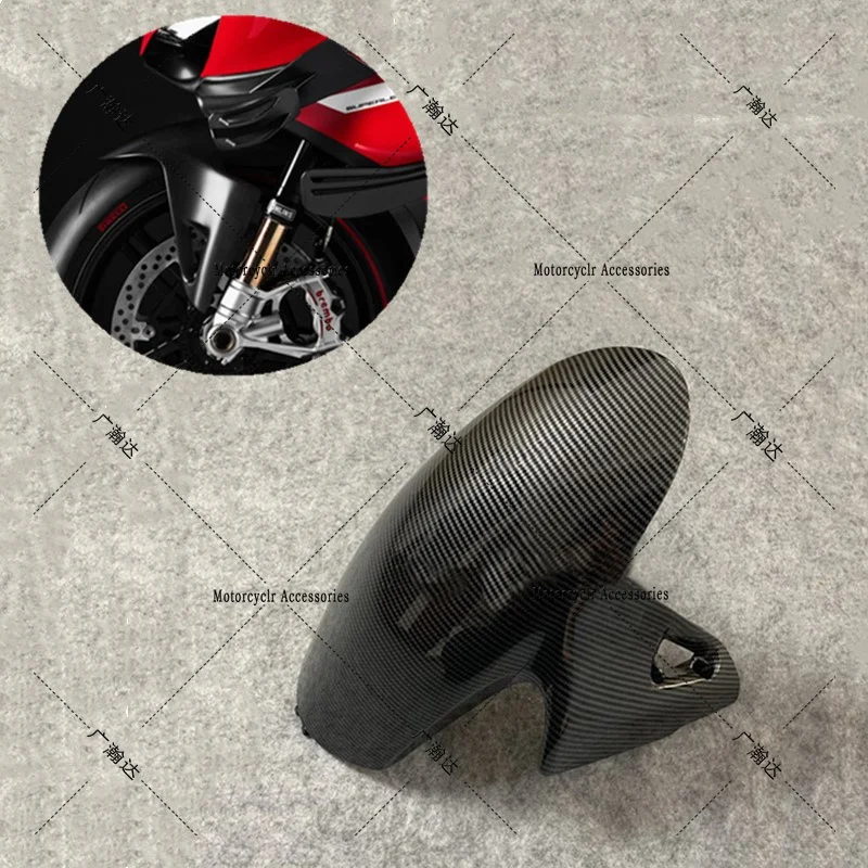 

Fit For Ducati Panigale V4/V4S V2 Motorcycle Front Fender Mudguard Mudguard Mudguard Splash Cover ABS Plastic Carbon fiber paint