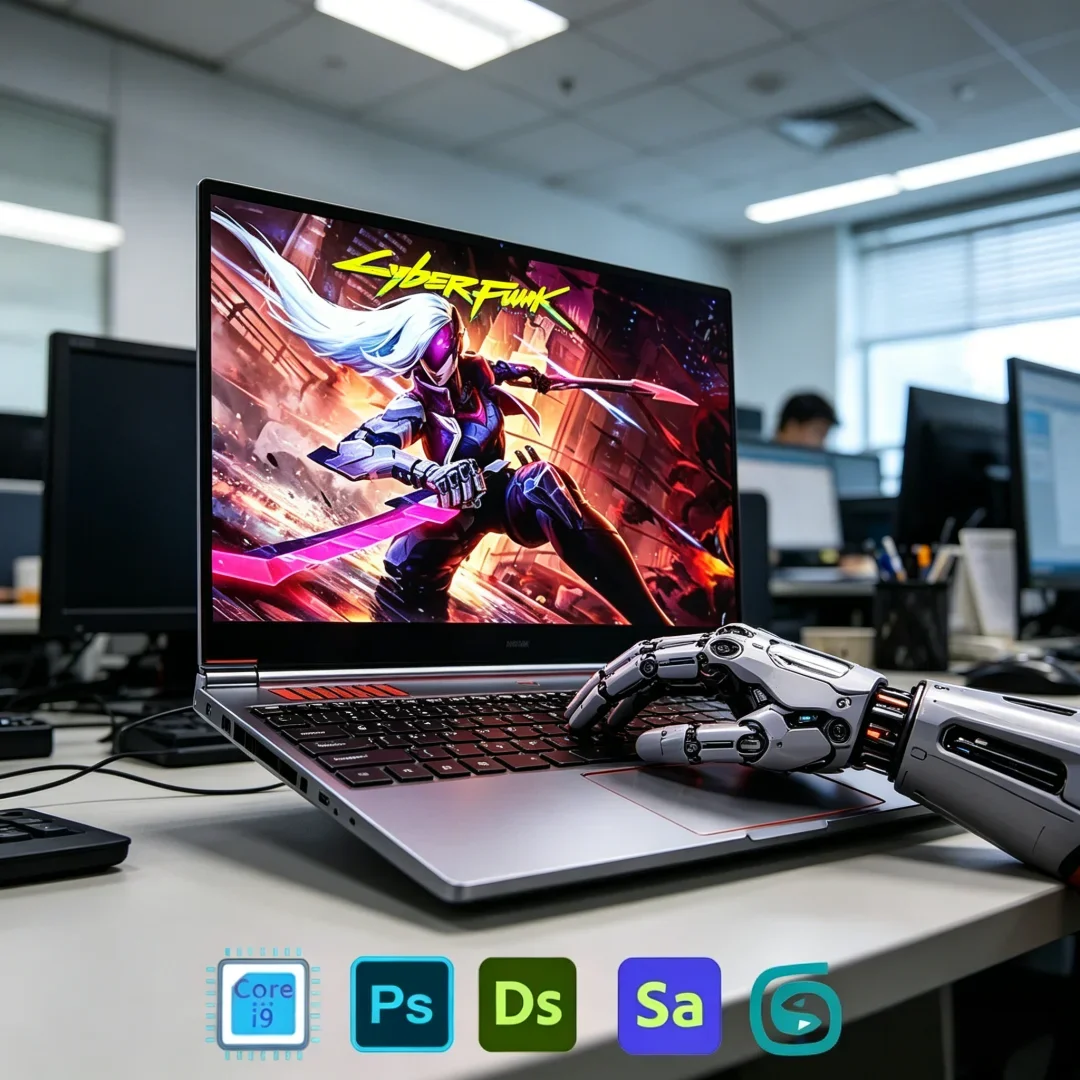 Savage 16.1 Inch Gaming Laptop RTX4050 6G Intel Core I9 13900H 10885H Windows11 Max 64GB DDR4 2 M.2 NVME 4TB SSD Notebook PC