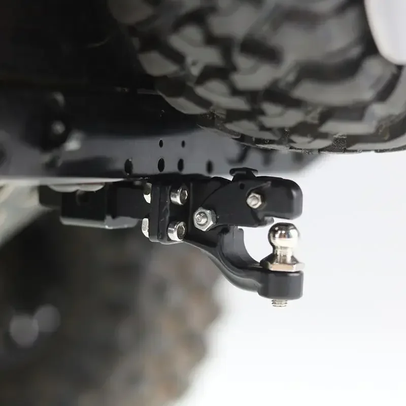 Metalen Trekhaak Drop Hitch Ontvanger Voor 1/10 RC Crawler Auto TRX4 Axiale SCX10 90046