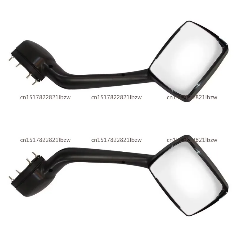 2pcs chrome engine cover rearview mirror driver's left and passenger's right truck accessories