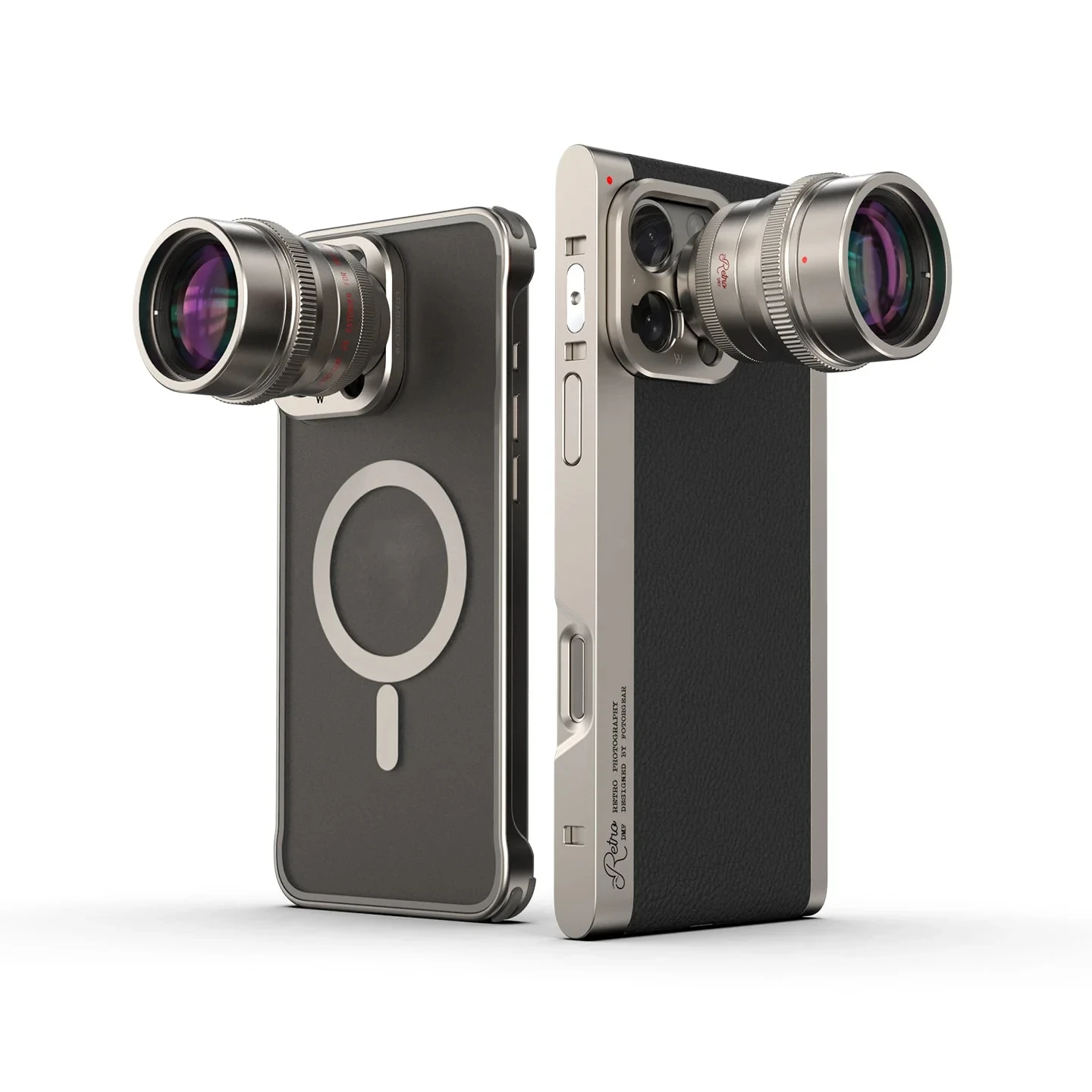 Fotorgear Retro 2X Telephoto Macro Lens Kit for Iphone 15 pro max