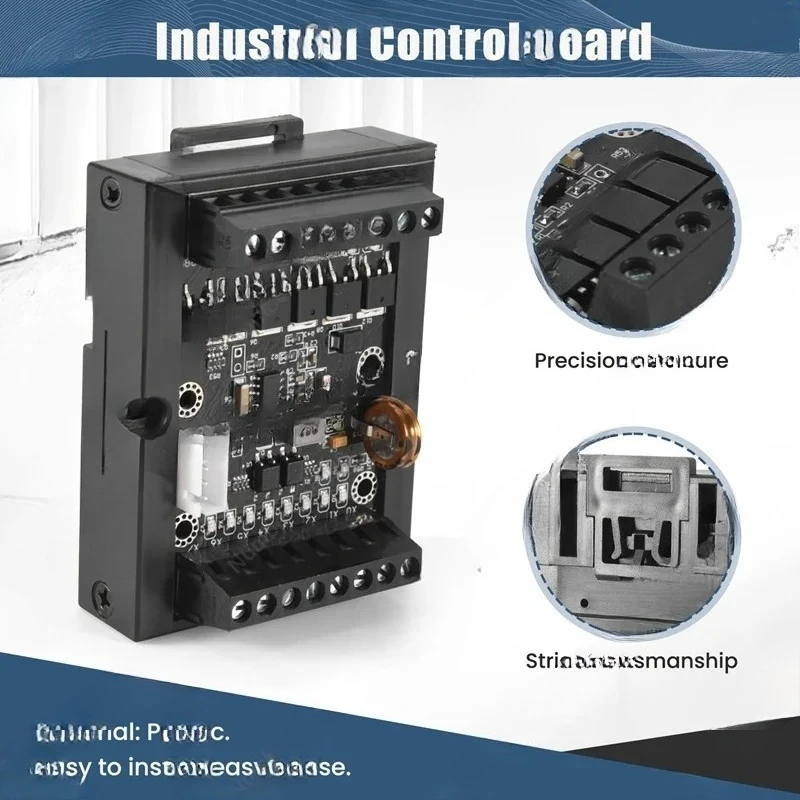 PLC Programmable Logic Controller DC 10-28V PLC Regulator FX1N-14MT Industrial Control Board Programmable Logic Controller