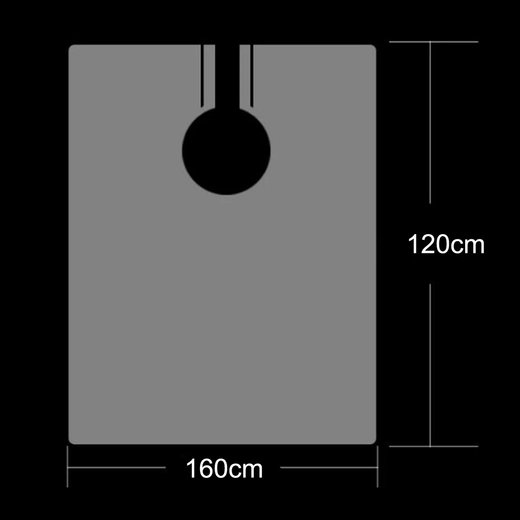 Capa de corte de pelo desechable, bata de barbero, delantal de tela, 50 unidades