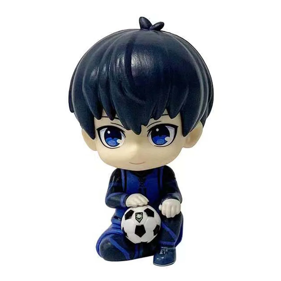 BLUE LOCK Actiefiguren Isagi Yoichi Bachira Meguru Anime Figuur Q Versie Beeldje PVC Collectible Model Kinderen Pop Speelgoed Geschenken