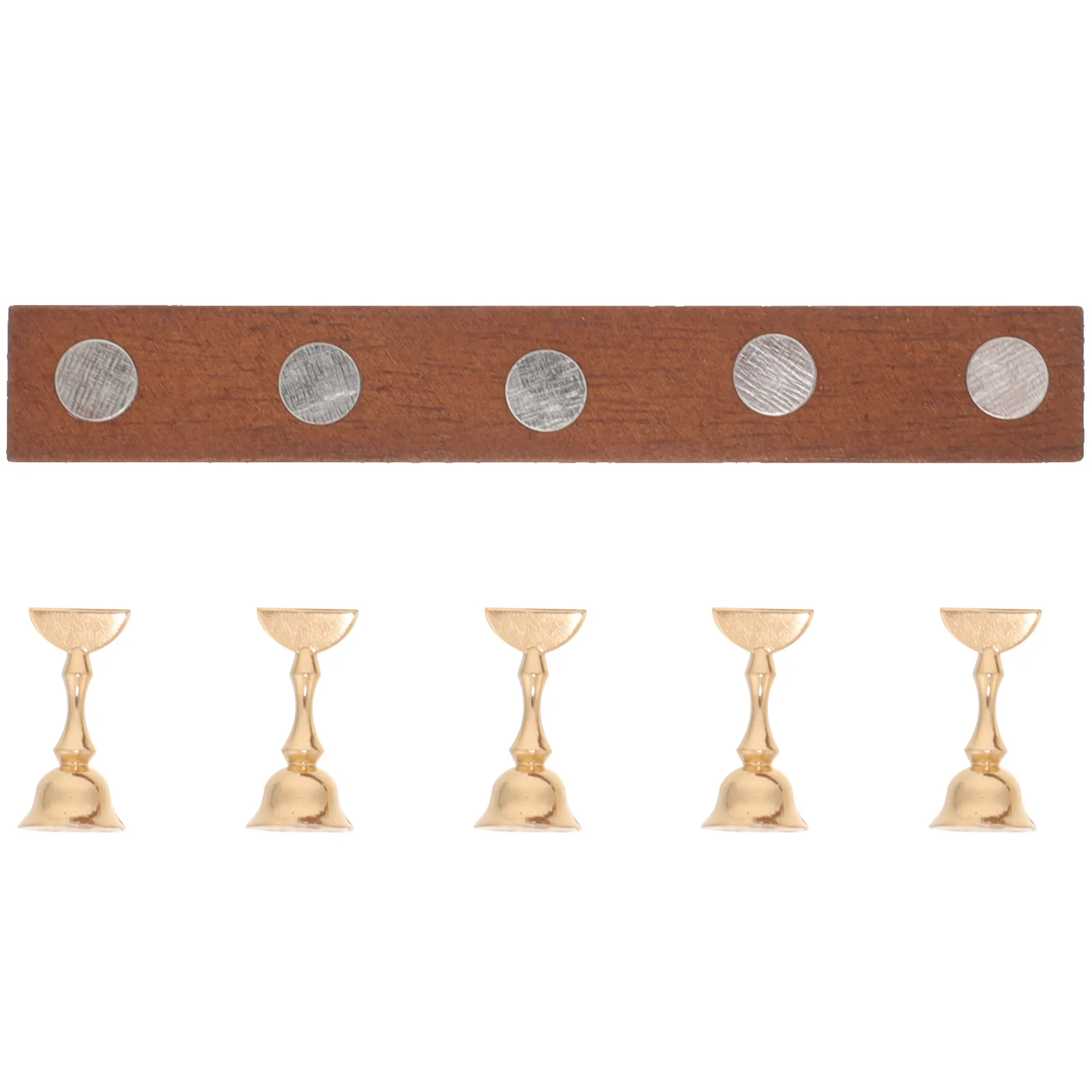 1 set 1 set supporto per premere sulle unghie con base supporto per pratica manicure supporto per display per unghie finte strumenti per nail art per uso domestico