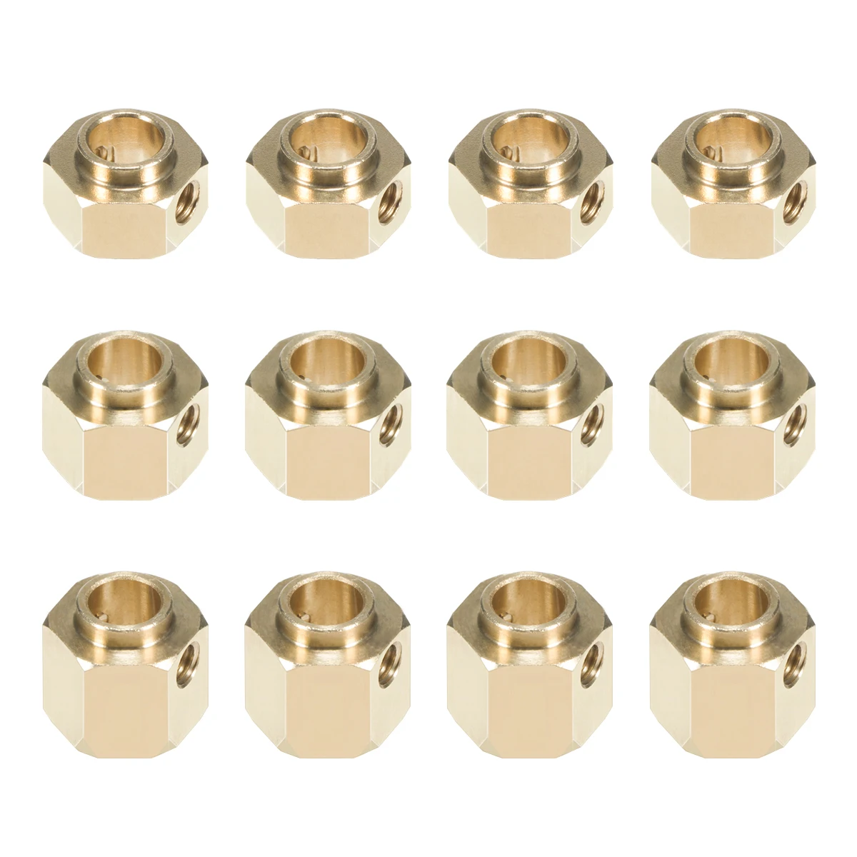 4PCS 6mm 8mm 10mm Brass Widen Wheel Hub Hex Extended Adapter for 1/10 RC Crawler TRX4 TRX6 Upgrade Parts Accessories