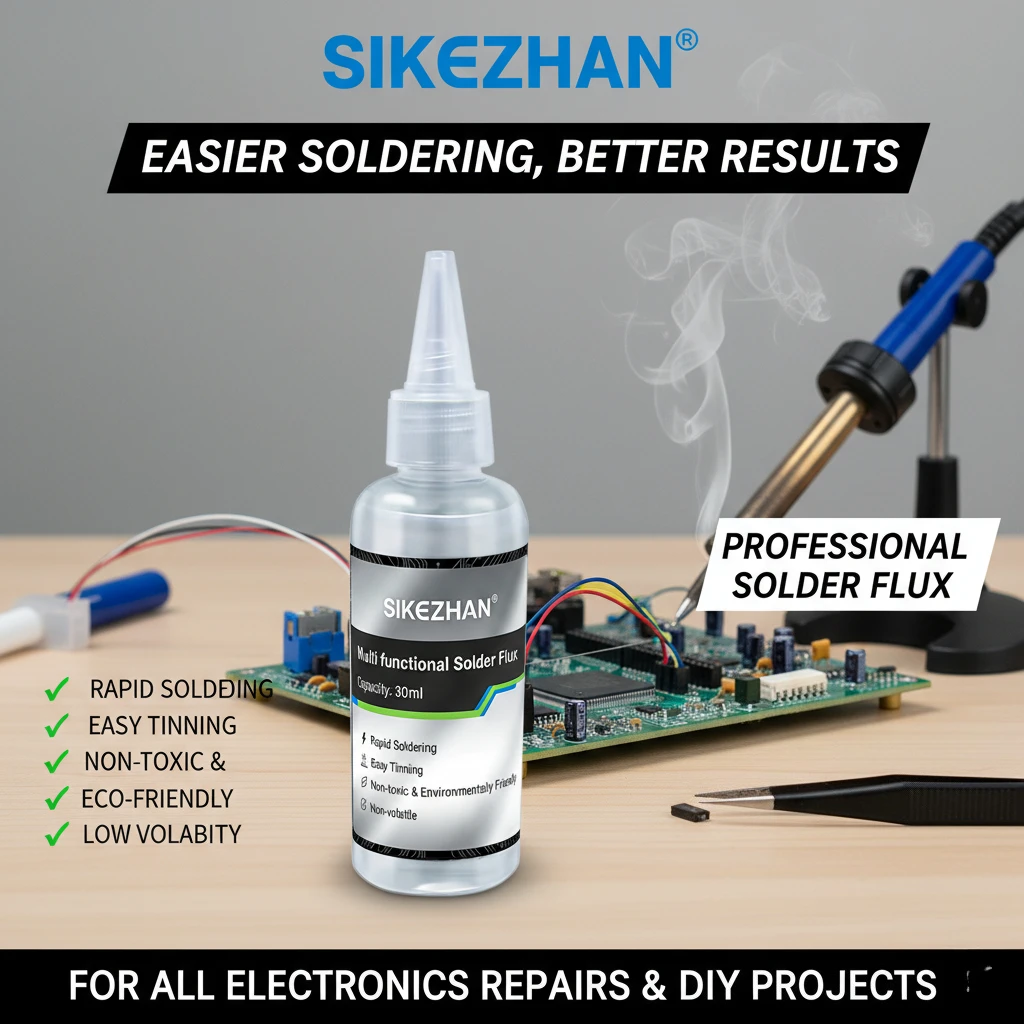 30ml Multifunctional Solder Flux for PCB SMD BGA Repair, No-Clean Non-Corrosive, Easy Tinning Welding Aid for Electronics Rework