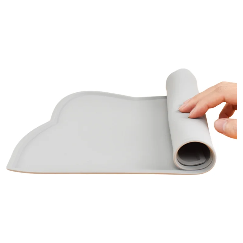 Waterproof Silicone Feeding Mat - Non-Slip Grip for Indoor/Outdoor & Travel, Quick-Wipe Clean Dog Cat Bowl Mat