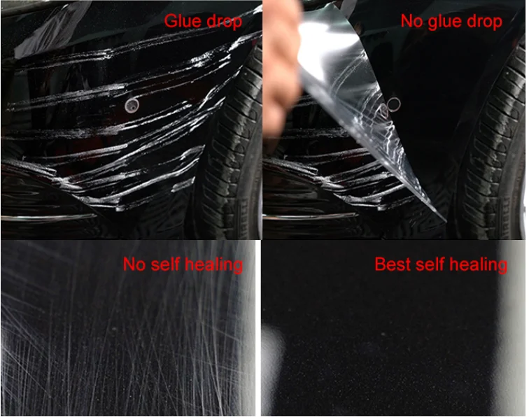 USA คุณภาพ Ppf ฟิล์มปรับแต่ง Self Healing TPU PPF สีรถป้องกันฟิล์ม 1.52*15M ม้วน