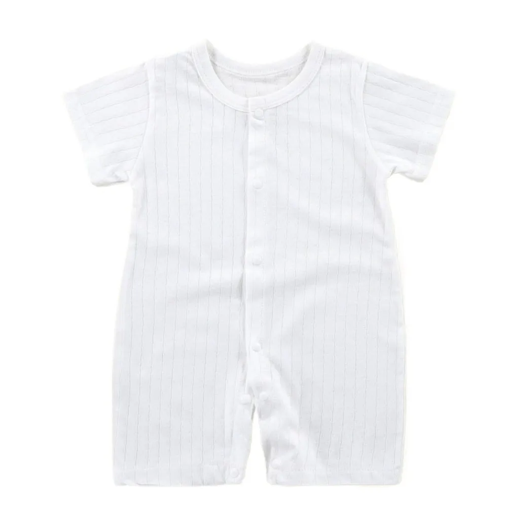 

Baby Short Sleeved Jumpsuit Summer Newborn Breathable Mesh Air Conditioning Suit Boys Girls Infant Thin Sleepwear Crawling Suits