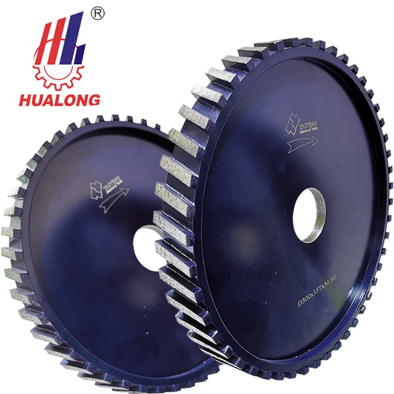 Hualong stone Machinery CNC Diamond satellite Calibration Abrasive Tools Diamond Calibrating Wheel for granite marble