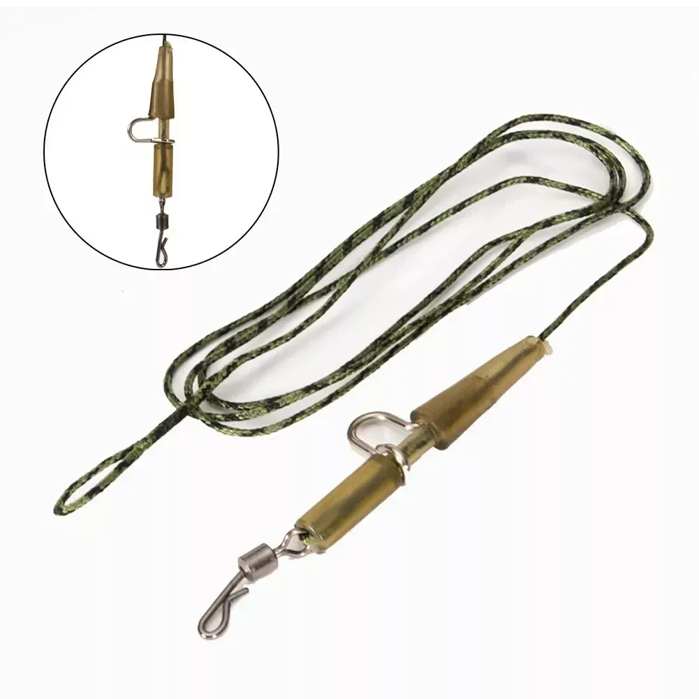 SPORTFUNSF 2pcs 60cm Carp Fishing Leadcore Line Braided Lead Core Leader Line Fast Sinking Speed High Abrasion Pesca Fishing Tac