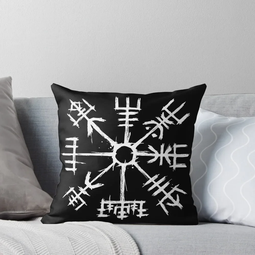 

Viking Compass Vegvisir Throw Pillow christmas pillowcases Elastic Cover For Sofa pillow pillowcase Cushions Home Decor pillow