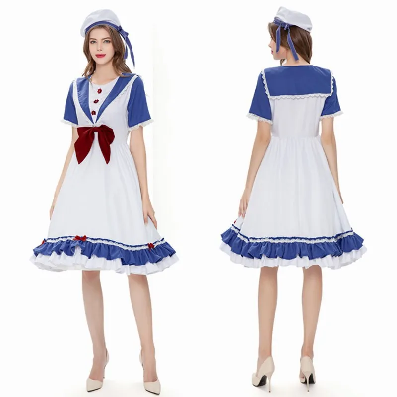 loween Alice Lolita Cosplay Costume Sailor Suit Anime Girl Navy orm Traditional Chinese Ethnic Women's Clothing