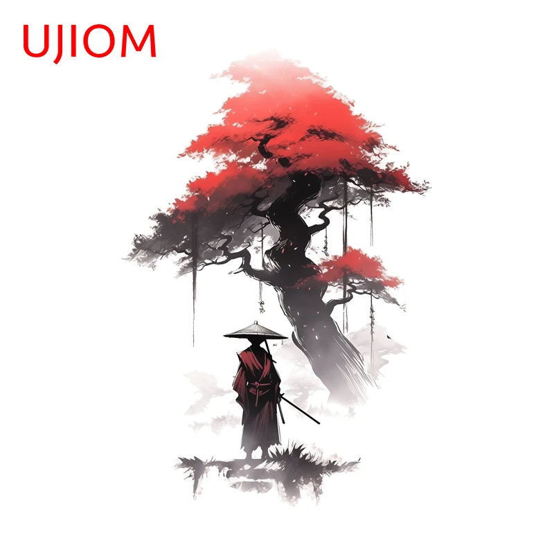 UJIOM Samurai Japanese Style Wall Sticker Exquisite Personality Hot Selling Waterproof Decal Vinyl Veneer Game Room Decor