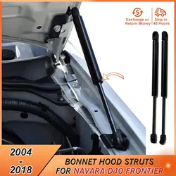 Bonnet Hood Lift Support para Nissan Frontier, Strut Bars, Navara, D40, 2004, 2005, 2006, 2007, 2015, 2016, 2017, 2018, acessórios, 2004-2018