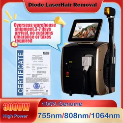 New Diode Laser Hair Removal Depilador Laser Machine Titanium 4 wave Laser 755 808 940 1064 Platinum penetration For Women