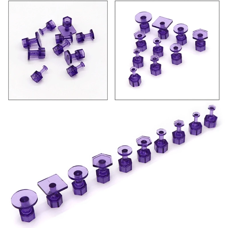 Kit de herramientas de extracción de abolladuras para carrocería de coche, 10 piezas, PDR, para 98% abolladuras