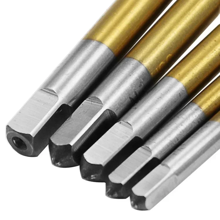 High Speed Steel Thread Tap Metric HSS Drill Bits Spiral Fluted Machine Screw Tap M3 4 M5 M6 M8 Spiral Pointed Metalworking Taps