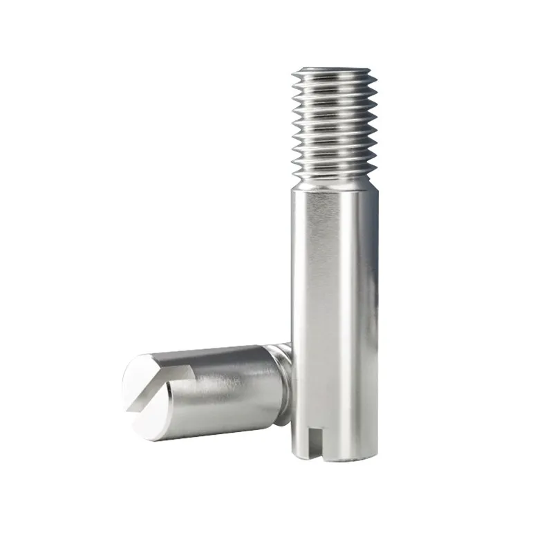 Stainless Steel GB878 Slotted Threaded Dowel Pins, Chamfered Headless Locating Pins, Precision Positioning Hardware Accessories