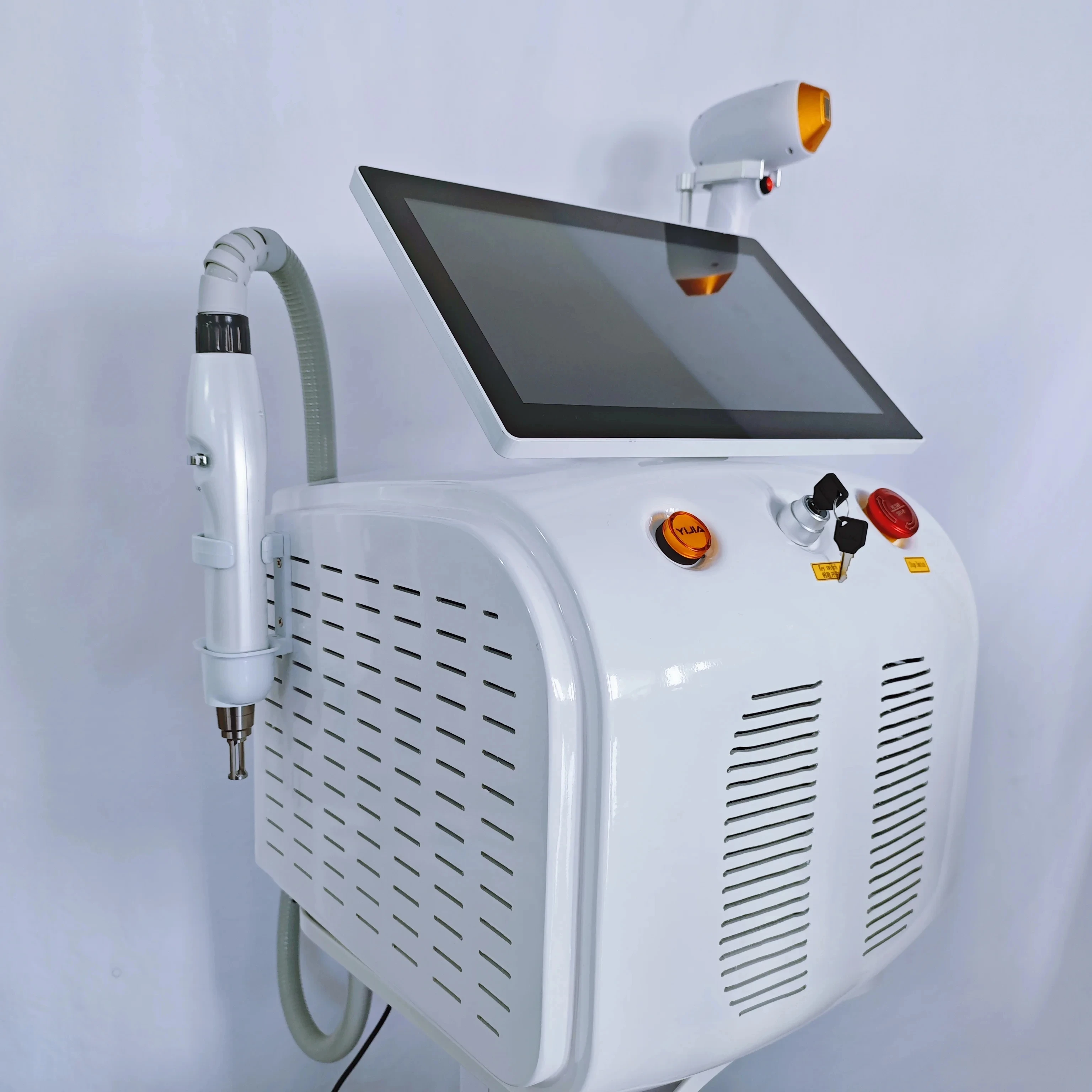 Laser dioda 2in1 dan Picosecond Laser 808 Diode Laser penghilang rambut mesin penghilang tato instrumen kecantikan multifungsi