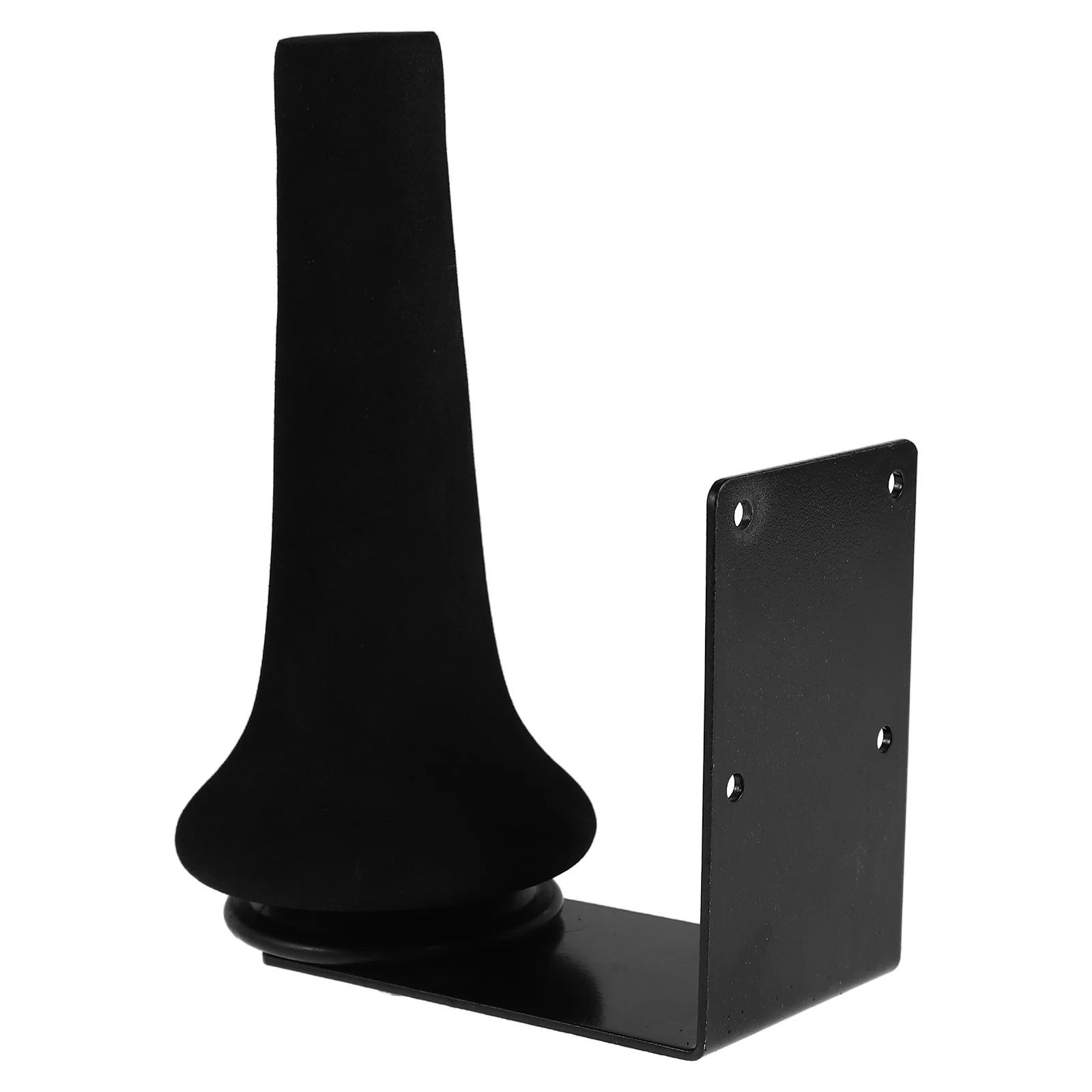 แซ็กโซโฟนขลุ่ย Clarinet อุปกรณ์เสริมผนังสีดําผู้ถือจอแสดงผลตรงท่อ Rack Storage Mount แขวนแบนขาตั้งเครื่องมือ