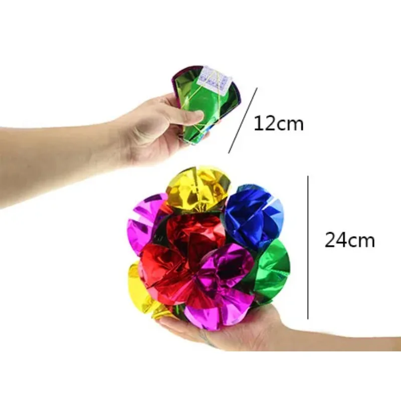 Empty Hand Appearing Flower Ball Spring Flowers Magic Tricks Stage Illusions Gimmick Prop Accessories Appear Large Bouquet Magia