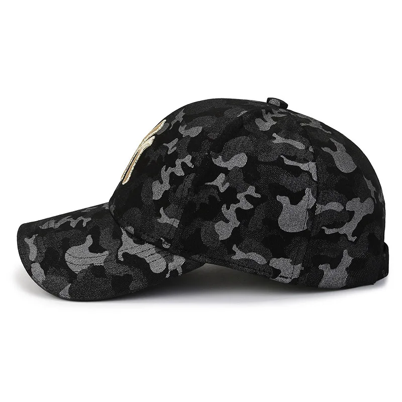 New York Baseball Caps For Men Fashion Camouflage Trucker Hat Embroidery Snapback Outdoor Sports Golf Cap Male Adjustable Gorras