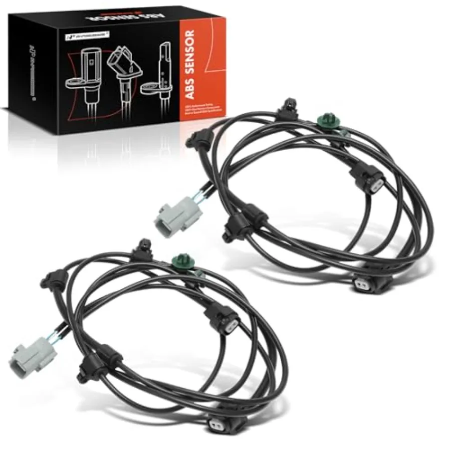 

2PC Set Wire Harness for Rear ABS Wheel Speed Sensor Compatible with Toyota Models - Tacoma 2005-2015 with Differential Lock -