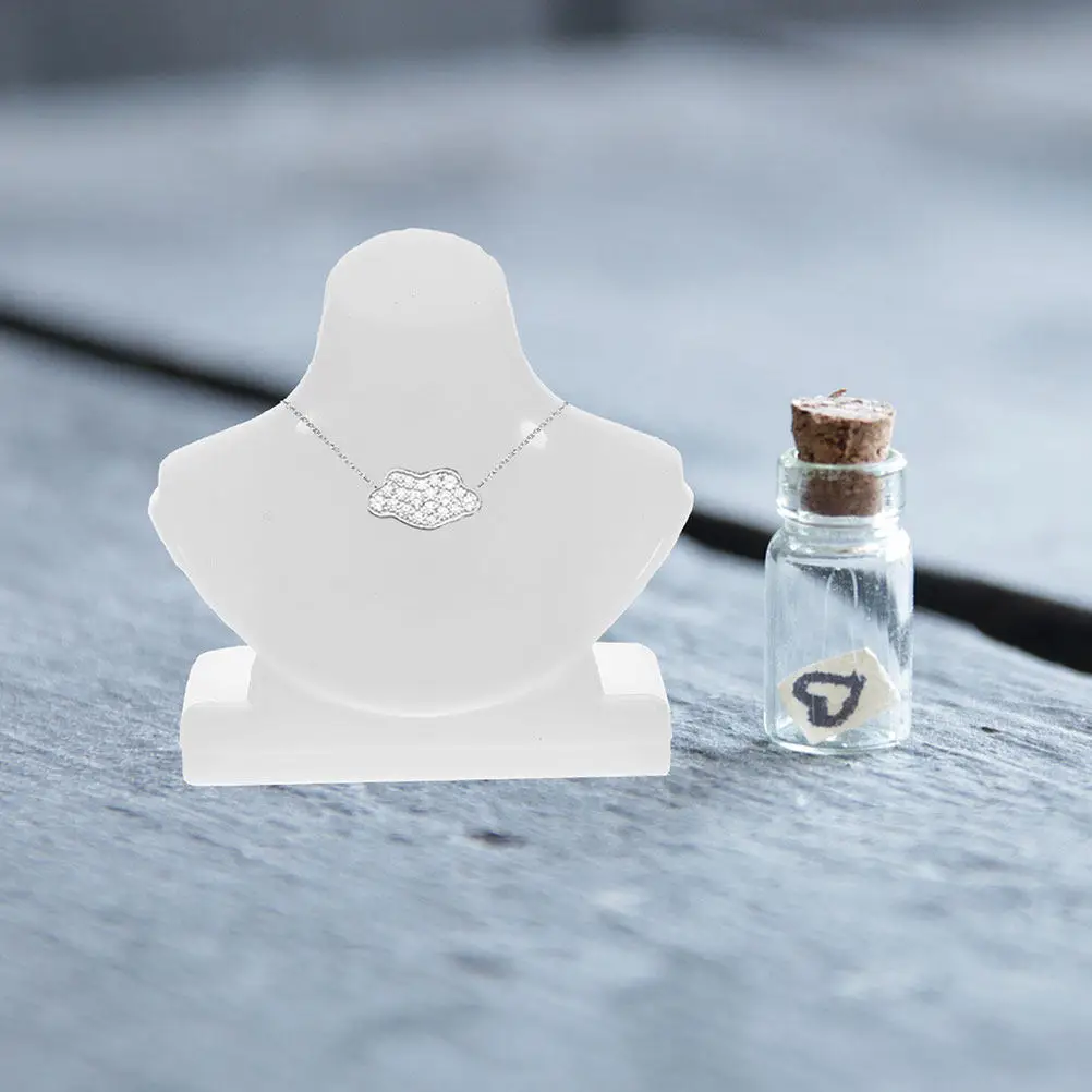 

20Pcs Mini Necklace Display Stand Compact Jewelry Holder for Tabletop Decor Kids Room Storage Rack Small Craft Accessory