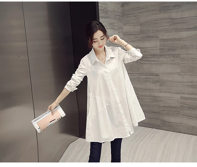 New Fashion Maternity Dresses Clothes Long-sleeve loose dress Spring Summer Autumn Maternity Top Clothes for Pregnant Women