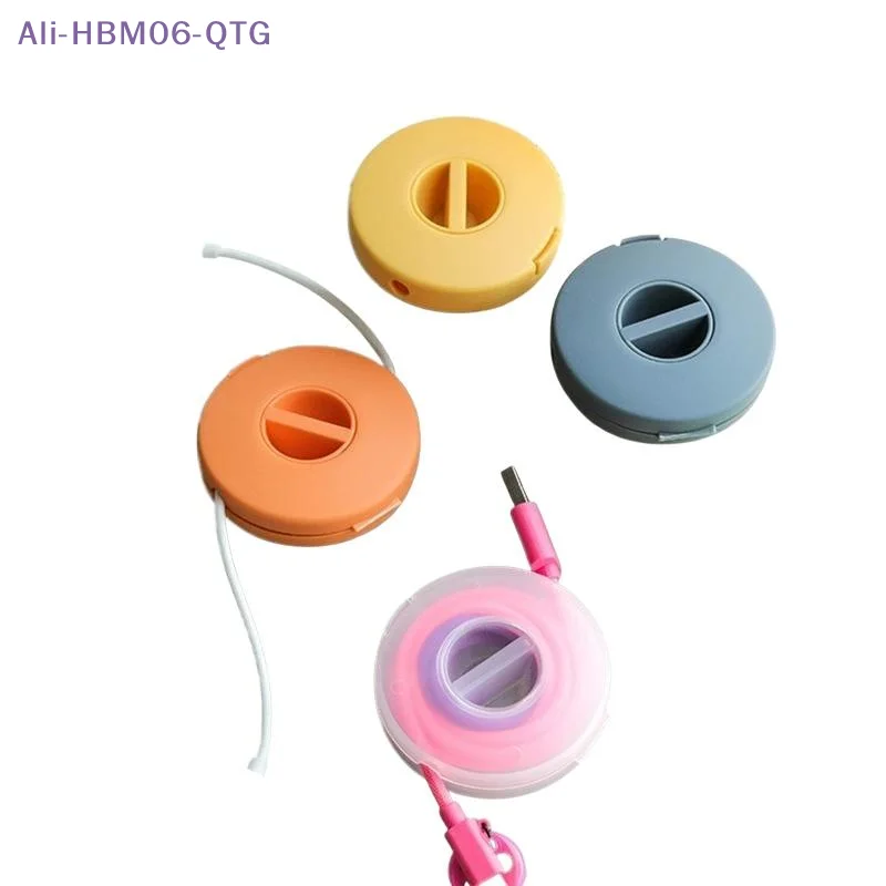 NEW 1/5pcs Portable Cable Organizer Cord Management USB Winder Retractable Phone Holder Charger Wire Storage Protector