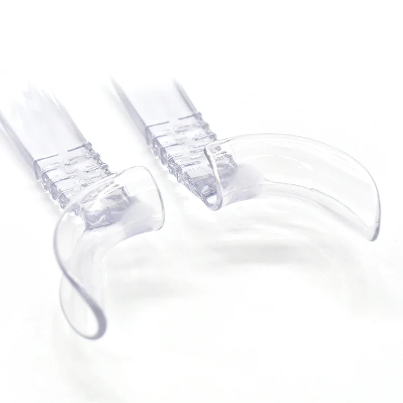 2 pçs plástico dental meio lábio retrator esquerda direita bochecha retrator abridor de boca dispositivo suporte intraoral ferramentas dentista para clínica