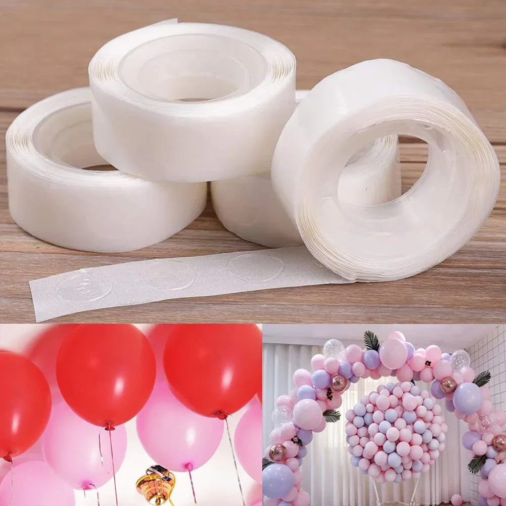 Accesorios Cinta adhesiva Buste para el hogar Puntos Diámetro 12MM Pegamento fácil de llevar Material transparente de alta calidad