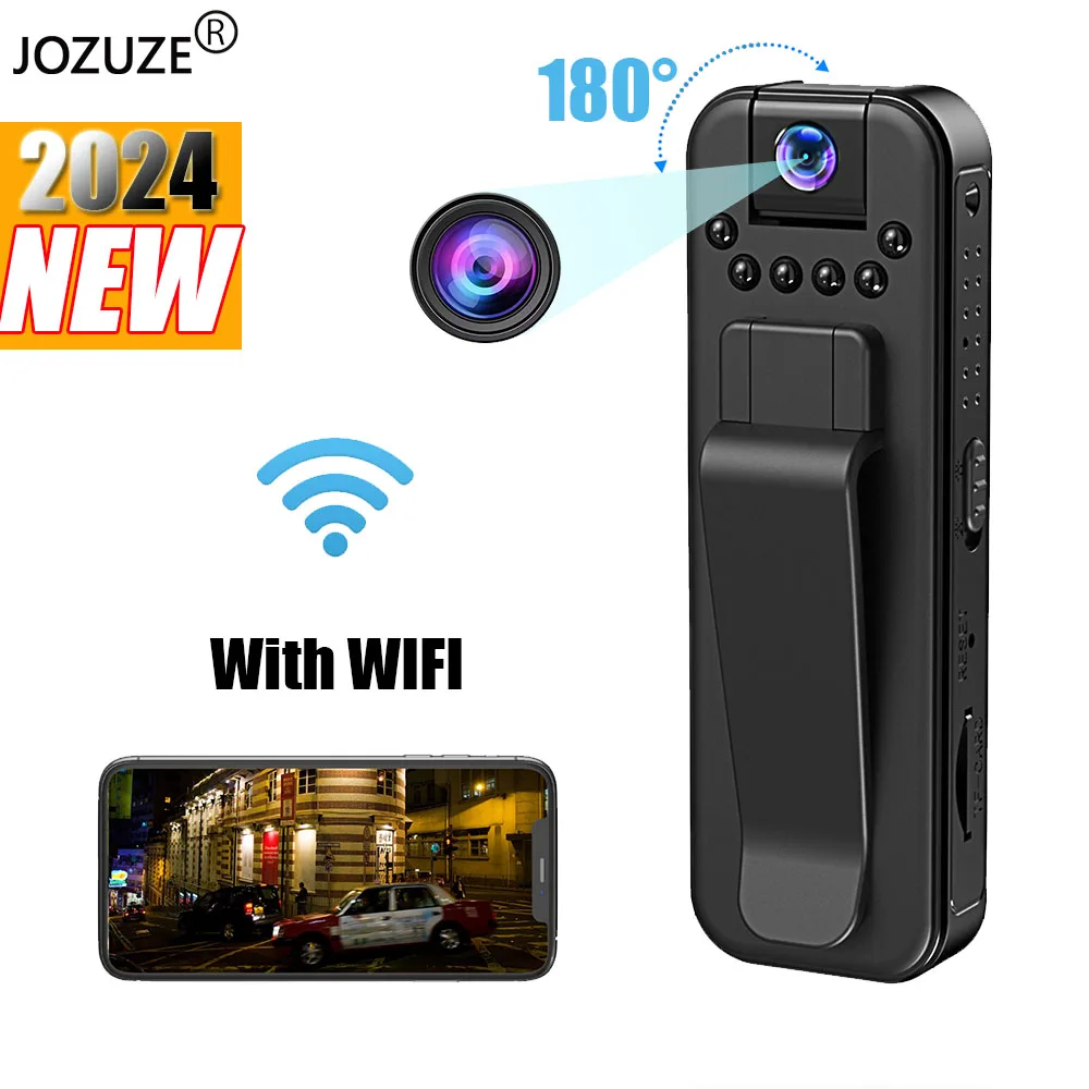 HD 1080P DIY Portable WiFi IP Mini Camera P2P Infrared Night Vision Remote View Micro Webcam Camcorder Wearable Video Recorder 